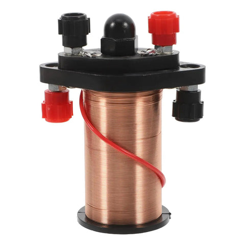 Hands On Electromagnetic Induction Solenoid Kit For High School Physics primary coil with copper winding and connectors