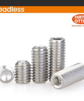 Top Shelf M12x10mm 304 Stainless Steel Grub Screws Pack Of Ten Featuring Flat Concave Ends Internal Hex Drive And Comes With Allen Wrench For Rock Solid Home Repairs And Bathroom Fixtures, various sizes.