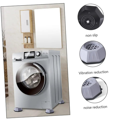 Anti Slip Washing Machine Heightening Pads For Washer And Dryer Vibration Isolation Floor Mats under washer