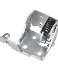 Front Lower Driver Door Hinge Heavy Duty Steel Bolt Straight Up Replacement For Chevy Silverado Tahoe Suburban Avalanche GMC Sierra close-up view