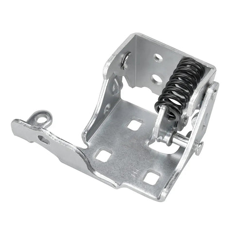 Front Lower Driver Door Hinge Heavy Duty Steel Bolt Straight Up Replacement For Chevy Silverado Tahoe Suburban Avalanche GMC Sierra close-up view