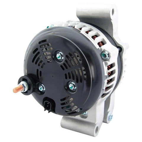 Rear view of Plug And Play High Output Direct Fit Alternator Replacement For 2011-2022 3.6L V6 Cars And Jeeps Fits Chrysler 300