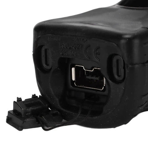 Enhanced Induction Handle Accelerator for Wii Motion Remote Sensor Controller With Silicone Grip Black Gaming Accessory port view