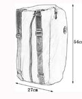 Lightweight Packable Hiking Daypack For Travel Camping And Cycling Foldable Canvas Bag With Durable Construction Spacious Capacity