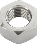 Stainless Steel Jam Nut Three Eighths Inch Left Hand Fine Thread Lock Nut For Heim Joints Rod Ends Tie Rod Ends Clevis Fittings And Suspension Hardware Built For Solid Adjustments And Rugged Vibe Control, stainless steel hex jam nut