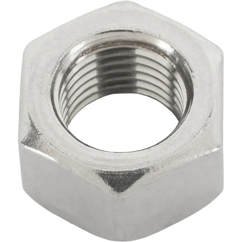 Stainless Steel Jam Nut Three Eighths Inch Left Hand Fine Thread Lock Nut For Heim Joints Rod Ends Tie Rod Ends Clevis Fittings And Suspension Hardware Built For Solid Adjustments And Rugged Vibe Control, stainless steel hex jam nut