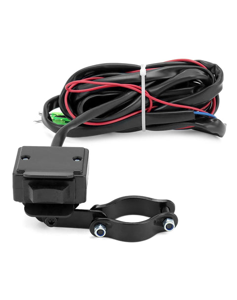 Winch Rocker Switch Kit For ATV And UTV 12V Weatherproof And Waterproof Switch with control line kit and mounting bracket