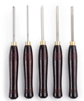 Five Piece HSS Wood Turning Tools Set With Mini Lathe Chisels And Wooden Box For Pen Turning And Small Projects Pre Sharpened