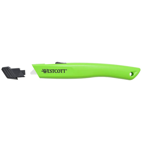 Westcott green ceramic box cutter utility knife with replaceable blade