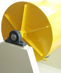 Side view of Heavy Duty 50 Kg Ball Mill Grinding Machine for Wet Grinding Ceramic Planetary Pulverizer Lab Pulverizer with Timer 220V 50 70 RPM