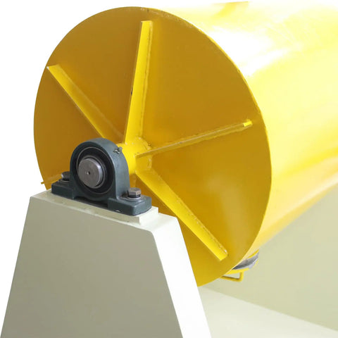 Side view of Heavy Duty 50 Kg Ball Mill Grinding Machine for Wet Grinding Ceramic Planetary Pulverizer Lab Pulverizer with Timer 220V 50 70 RPM