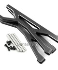 CNC aluminum sway arms in black with hardware for Traxxas X-Maxx 1/5 RC Upgrade Parts Kit For 6S 8S Monster Truck.