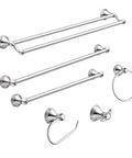 Preston Collection Polished Chrome Bathroom Hand Towel Ring Wall Mounted Towel Holder That Makes It A Snap To Install, Model DN8486CH