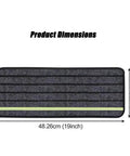 Tab 400 RV Step Covers Rug Treads Grippy Anti Slip Dustproof Mats For 2018-2026 Models dimensions 48.26x17.78cm