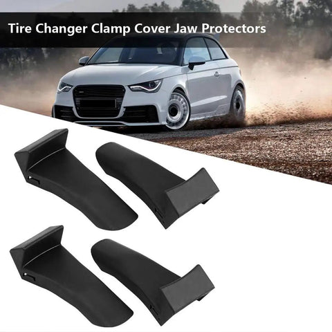 4 Pack Tire Changer Jaw Protectors Clamp Covers For Preventing Wheel Scratches And Damage Bent Angle Guard Shields