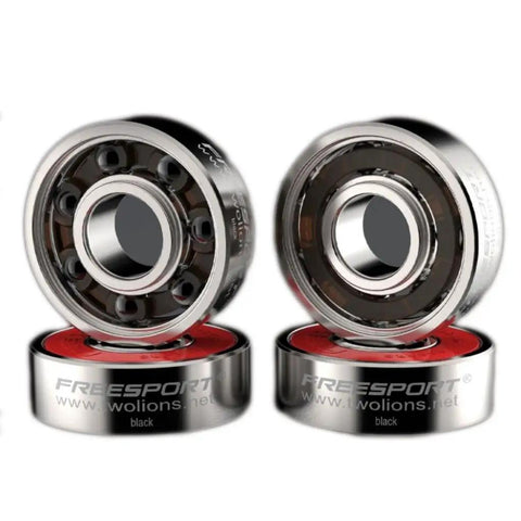 Two High Speed 608RS Stainless Steel Hybrid Ceramic Bearings Pack of 8 for Inline Skates Skateboards Scooters and Quad Roller Skates