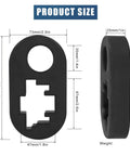 Rust-Resistant Hi-Lift Jack Handle Keeper Accessory Upgrade Bar Protector, rubber retainer clip size dimensions.