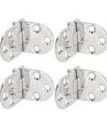 4 Pack 316 Stainless Steel Marine Door Hinges With Mounting Holes For Yacht Boat RV And Home Cabinets Hatch Replacement Heavy Duty Rust Resistant