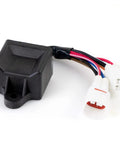 Ignition Coil CDI Box Spark Plug Kit For Timberwolf 250 YFB250 YFB250FW Bear Tracker 250 YFM250 1994 1998 1999 2000 Direct Replacement OEM 4BD855401000 For ATV Yamaha Timberwolf angled view showing connectors