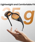 Heavy Duty OD5 Blue Laser Filter Safety Glasses For Precision 3D Scanning With Sick Eye Protection And Crystal Clear Ultraviolet Shielding For Hobbyists, lightweight at 35 grams in black frame.