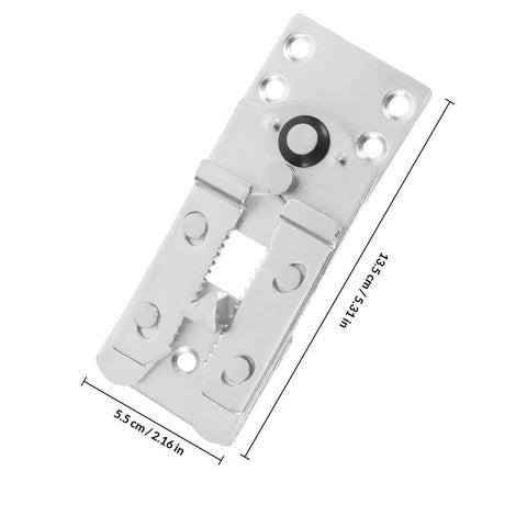 2 Piece Metal Sectional Sofa Clips For Couch Connector, Easy Install Furniture Hardware, Stable Connection, Silver Finish