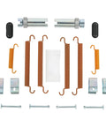 Rear Parking Brake Hardware Kit Replacement For Dodge Nitro 2007-2012, Jeep Liberty 2008-2012, Jeep Wrangler 2007-2024 parts layout.