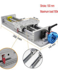 8 Inch Ball Screw Linear Guide Rail System With 1605 Ballscrew, 150kg Load Capacity, Aluminum Alloy Profile, Sandblasted Finish, BK12 End Support, HD Ruler, And Handwheel For Non Standard Automation And CNC Equipment Transformation, with handwheel and scale