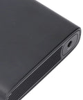 Mini Ups Portable Battery Backup With 15000Mah Capacity Includes 5V 9V And 12V DC Outputs Plus Universal USB Port top view showing input port and sleek design.