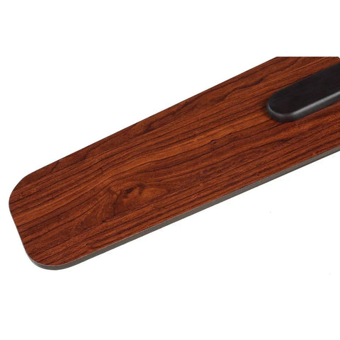 Close-up of wood blade from Drift Collection 32 Inch Four Blade Ceiling Fan Dope Breeze With Quiet Motor And Easy Install.