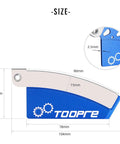 Bicycle Disc Brake Pad And Rotor Alignment Tool For Road And Mountain Bikes Beefed Up Pro Version CNC Machined Aluminum, 104x47x2.5mm
