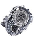 DQ200 7 Speed Automatic Transmission Assembly With Mechatronic And Dual Clutch, gray, showing internal components for Audi Volkswagen.