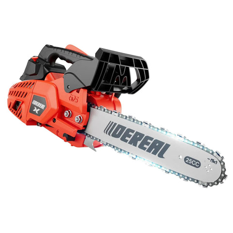 Gas Chainsaw With 12 Inch Guide Bar For Wood Cutting And Tree Felling Wide Power 2 Stroke Gas Powered Handheld Saw
