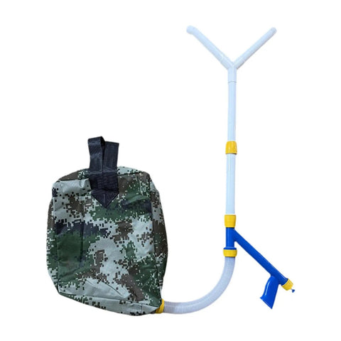 Manual Backpack Spreader Handheld Dispenser For Garden And Lawn Fertilizer And Manure 20L PVC Portable Easy To Use with camo bag