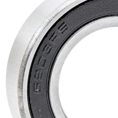 Close-up of Top Shelf 100 Pack Of 6903 2RS Deep Groove Radial Ball Bearings 17 Mm X 30 Mm X 7 Mm with rubber seals.
