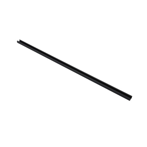 Beefy 48 Inch Aluminum T Track For Woodworking With Double Cut Profile Universal Design Predrilled Mounting Holes Fits Five Sixteenth And One Quarter Inch Bolts One Quarter Inch Hex Bolts And Holds Down Clamps Black Anodized