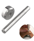 Dope Rivet Setting Kit For Leather Craft with interchangeable punches and steel base for installing rivets on leather.