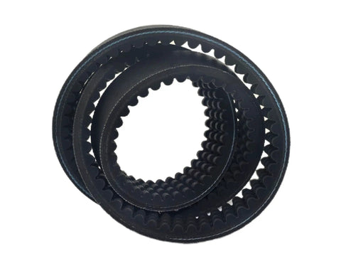 Cogged Wedge Belt Replacement 1 5/8 In By 47 3/4 In Heavy Duty Drive Belt For Vermeer SC252 142468001 180007296 with 4-band cogged design