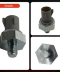 Knock Sensor Replacement For Ford E Series Econoline 1986 To 1998 F150 F250 E150 E250 Engine Knock Control Compatible With OEM E3AZ-12A699-A E1AF-12A699-A1A E1AF-12A699-A2A F0TZ-12A699-A, threaded metal sensor