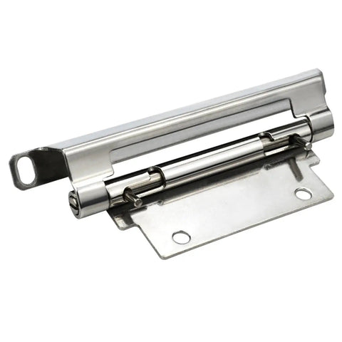 Built Tough Detachable Stainless Steel Cabinet Door Hinge With Carbon Steel Spring Hidden Folding Hinge For Industrial Cabinets Easy Install Rust Resistant 1 Piece