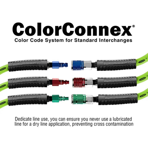 Blue 14 Piece Automotive Type C Coupler and Plug Kit With One Quarter Inch NPT Fittings Color Match System displayed