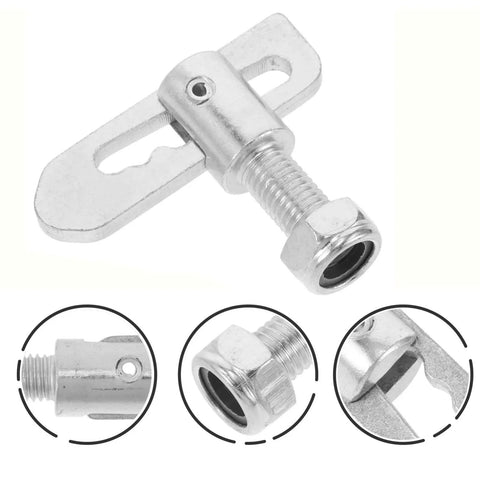Spring Loaded Trailer Pin Latch M12x25mm Galvanized Steel Rugged Beefy Heavy Duty Gate Lock Ramp Gate Hardware For Secure Hauling And Quick No Nonsense Trailer Access close-up of threaded galvanized latch pin