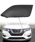 Front Bumper Tow Hook Cover For Nissan Rogue 2017 2018 2019 2020 CVT AWD FWD Hybrid Replacement With Clean Finish Look Durable ABS Plastic Easy Snap In Fit Hides Unwanted Tow Hook Opening And Gives Your Front End A Polished Showroom Ready Look