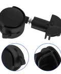 360 Degree Black Caster Wheels For Pet Cages Silent Rotating Casters With Locking Feature Replacement Wheels For Cat Cages Suitcases