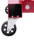 Heavy Duty Folding Hydraulic Engine Hoist And Crane, 2 Ton Capacity With Portable Wheels, wheel detail for mobility.
