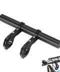 Bike Handlebar Extender Aluminum Alloy Bracket Extension Set For Mounts And Accessories, Double Extension Bar For Lights