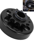Badass 13 Tooth Centrifugal Clutch For Go Karts And Mini Bikes Built Tough 2300 Rpm Engagement One Inch Sprocket Hub close-up view.