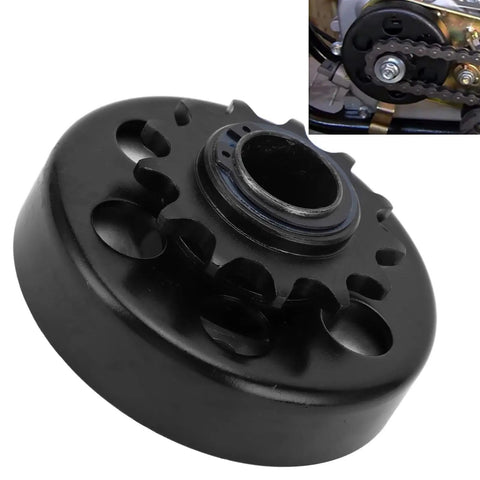 Badass 13 Tooth Centrifugal Clutch For Go Karts And Mini Bikes Built Tough 2300 Rpm Engagement One Inch Sprocket Hub close-up view.