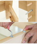 Assembling furniture using M3x12mm Flat Head Countersunk Screws 304 Stainless Steel 40 Pack Hex Socket Cap Screws.