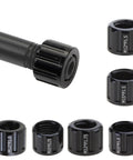 Super Durable Aluminum Bike Thru Axle Nut 12mm 15mm Thread Quick Release Cap for secure bike wheel attachment