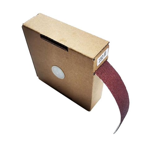 Pro Grade Emery Cloth Roll For Drum Sanders And Woodworking Tear Resistant Hella Tough Sandpaper For Automotive Metal Work With Detachable Sheets in packaging.